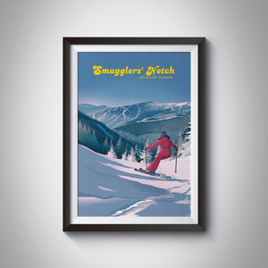 Smugglers Notch Ski Resort Travel Poster