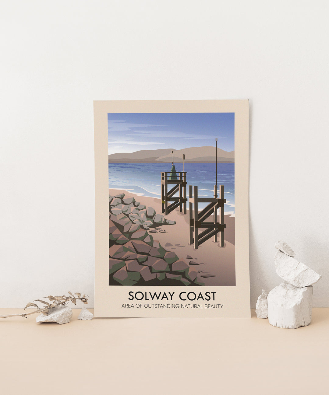 Solway Coast AONB Travel Poster