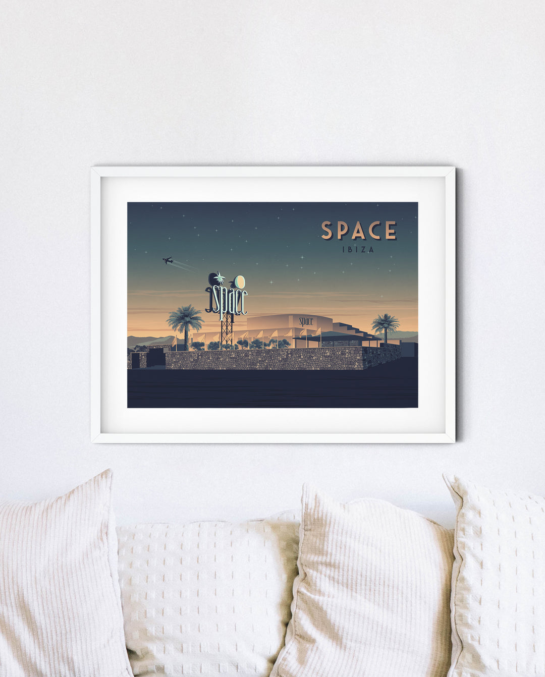 Space Nightclub Ibiza Travel Poster