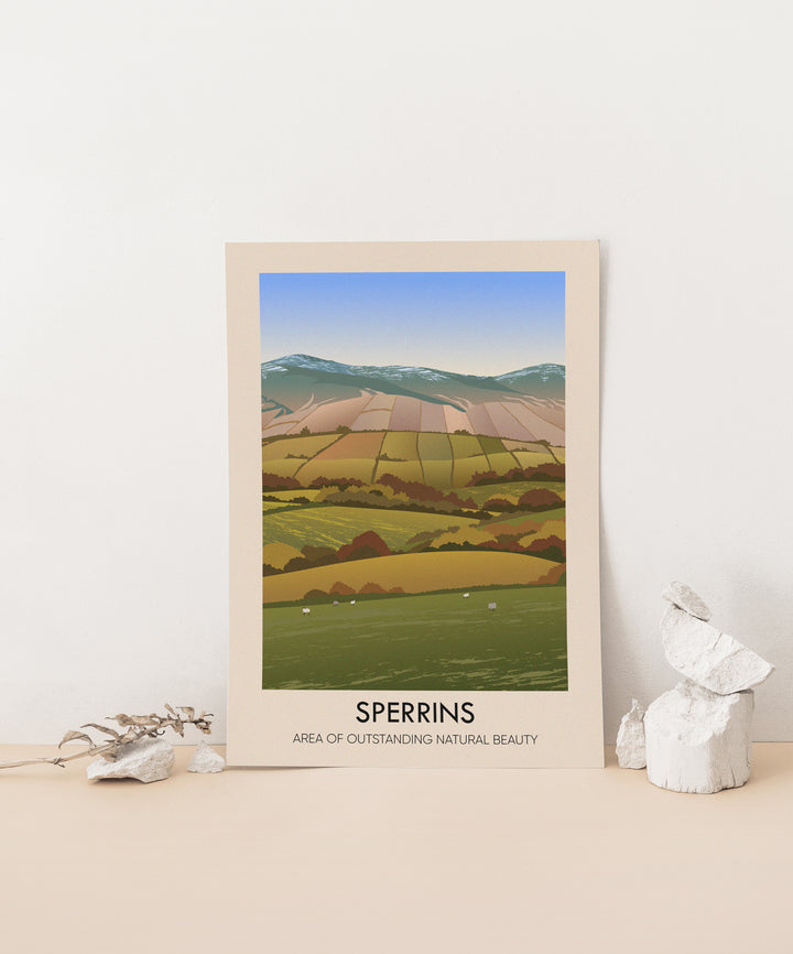 Sperrins AONB Travel Poster