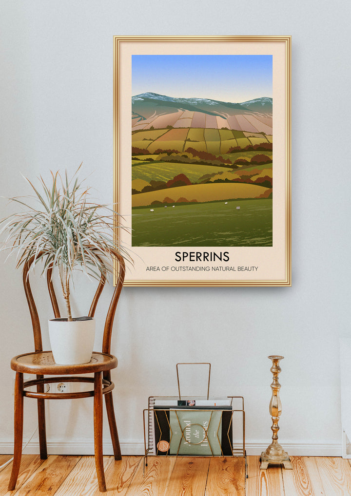 Sperrins AONB Travel Poster