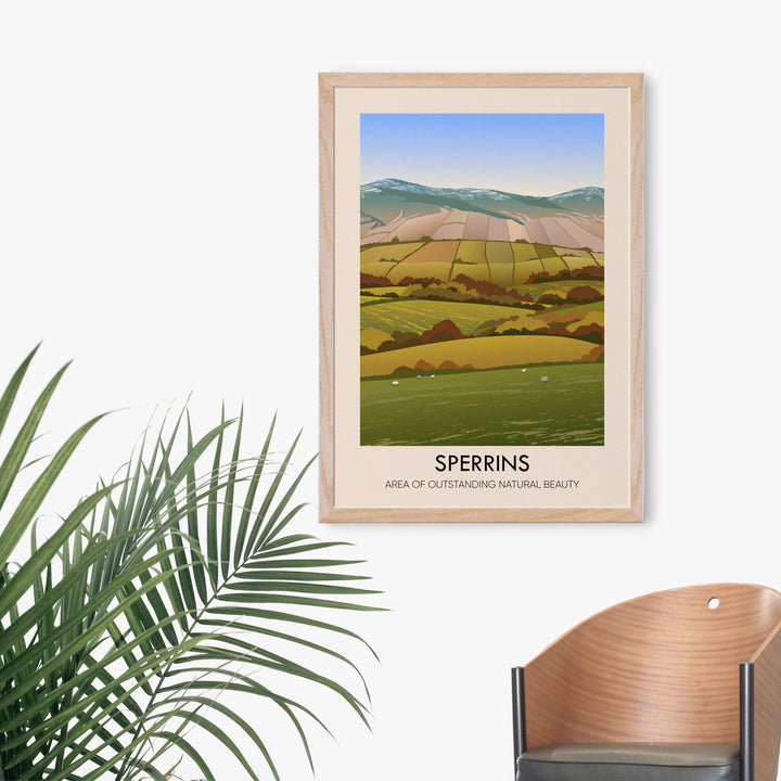 Sperrins AONB Travel Poster