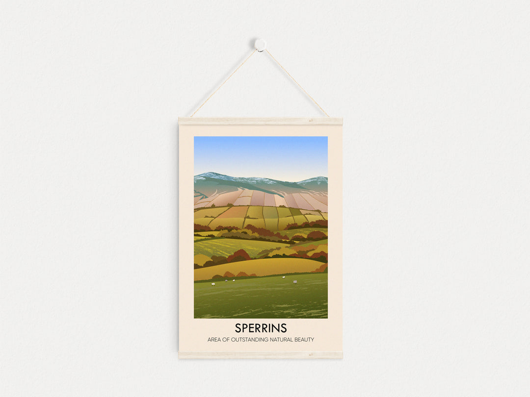 Sperrins AONB Travel Poster