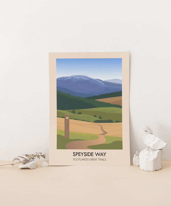 Speyside Way Scotland's Great Trails Poster