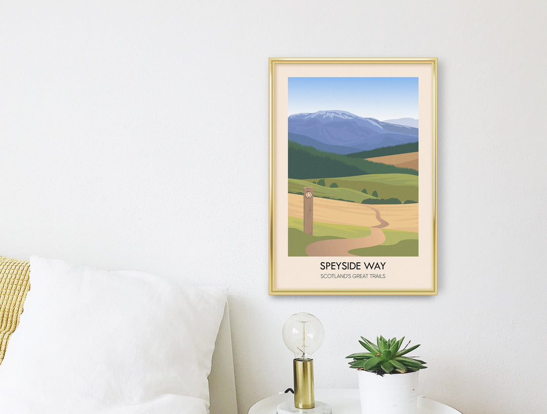 Speyside Way Scotland's Great Trails Poster