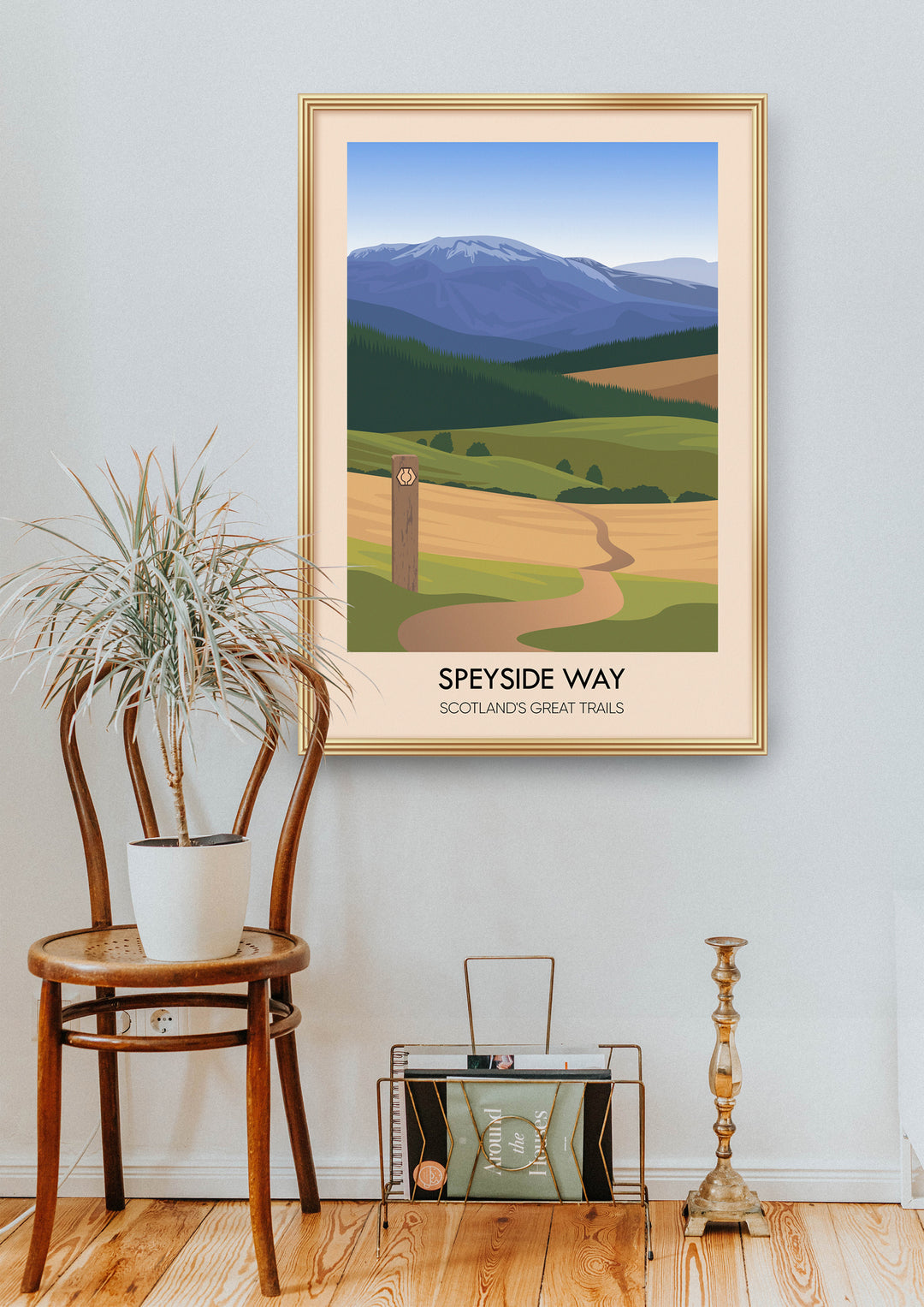 Speyside Way Scotland's Great Trails Poster