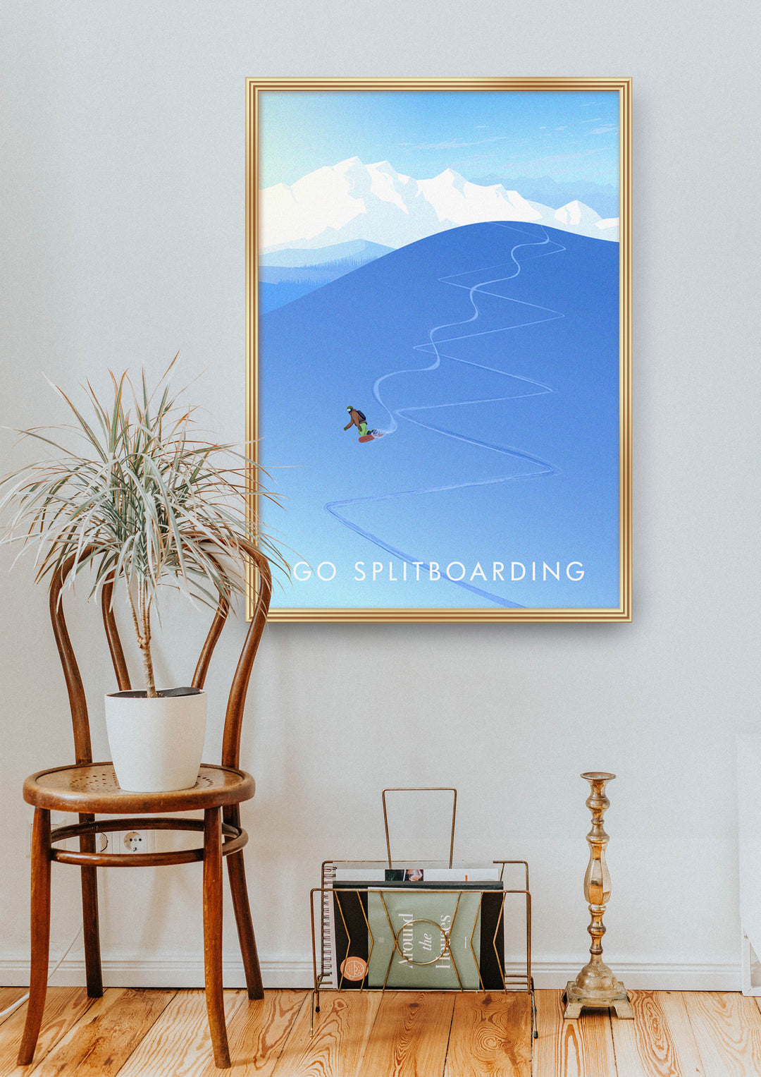 Go Splitboarding Travel Poster