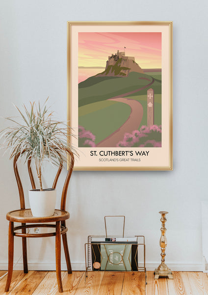 St Cuthbert's Way Scotland's Great Trails Poster