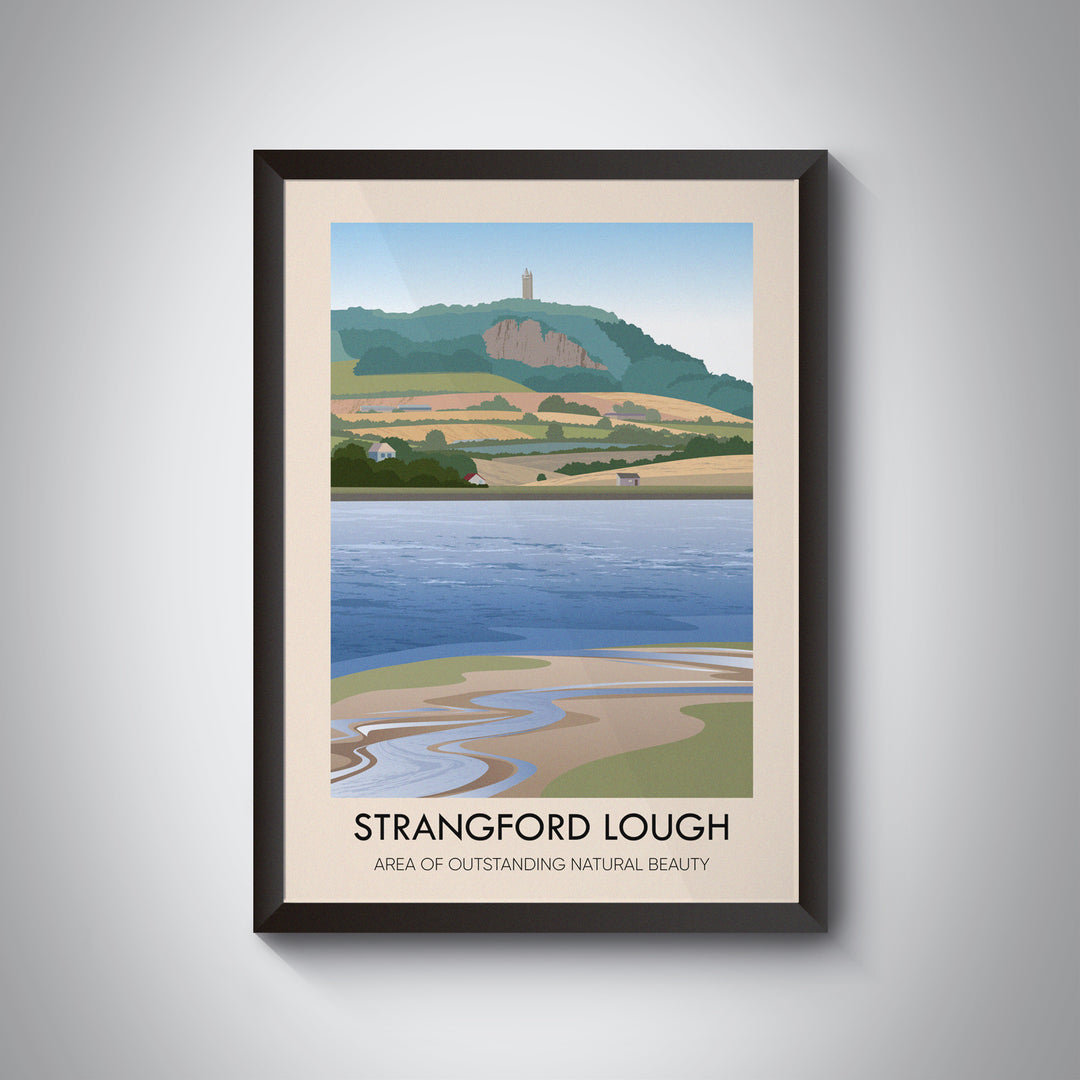 Strangford Lough AONB Travel Poster