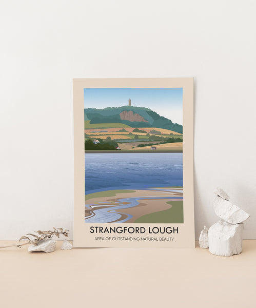 Strangford Lough AONB Travel Poster