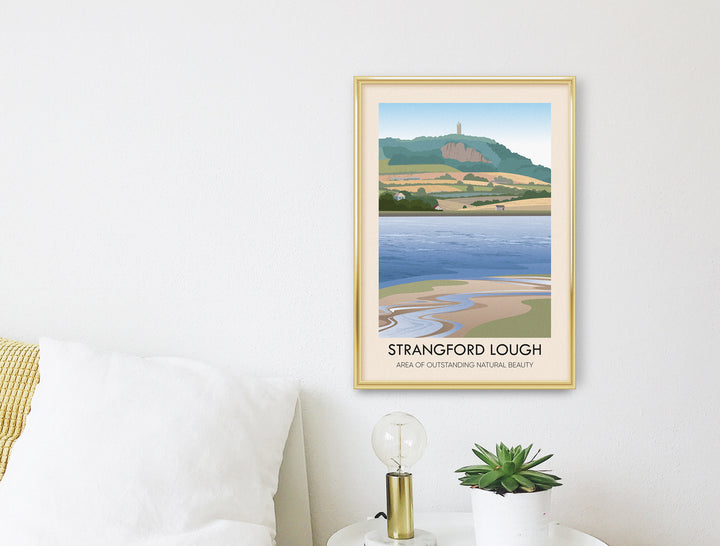 Strangford Lough AONB Travel Poster