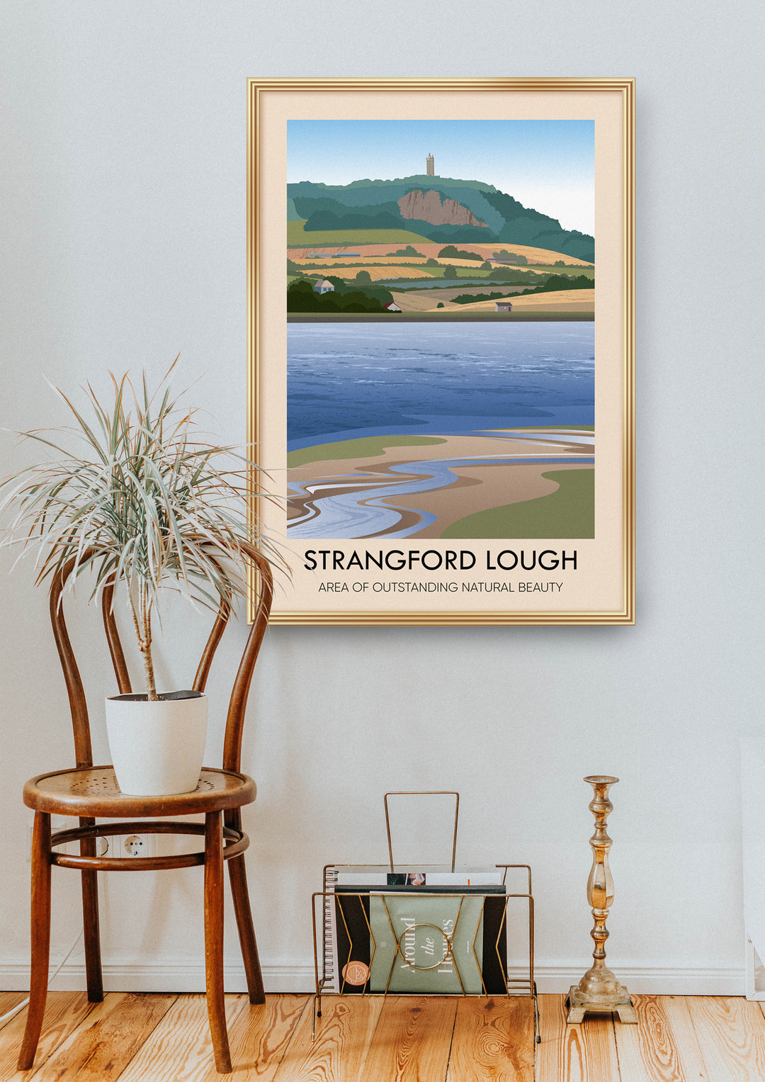 Strangford Lough AONB Travel Poster