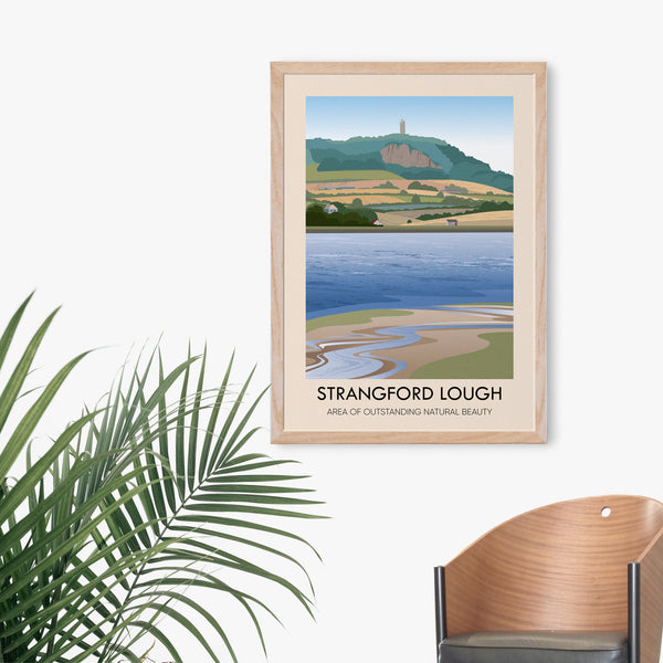 Strangford Lough AONB Travel Poster