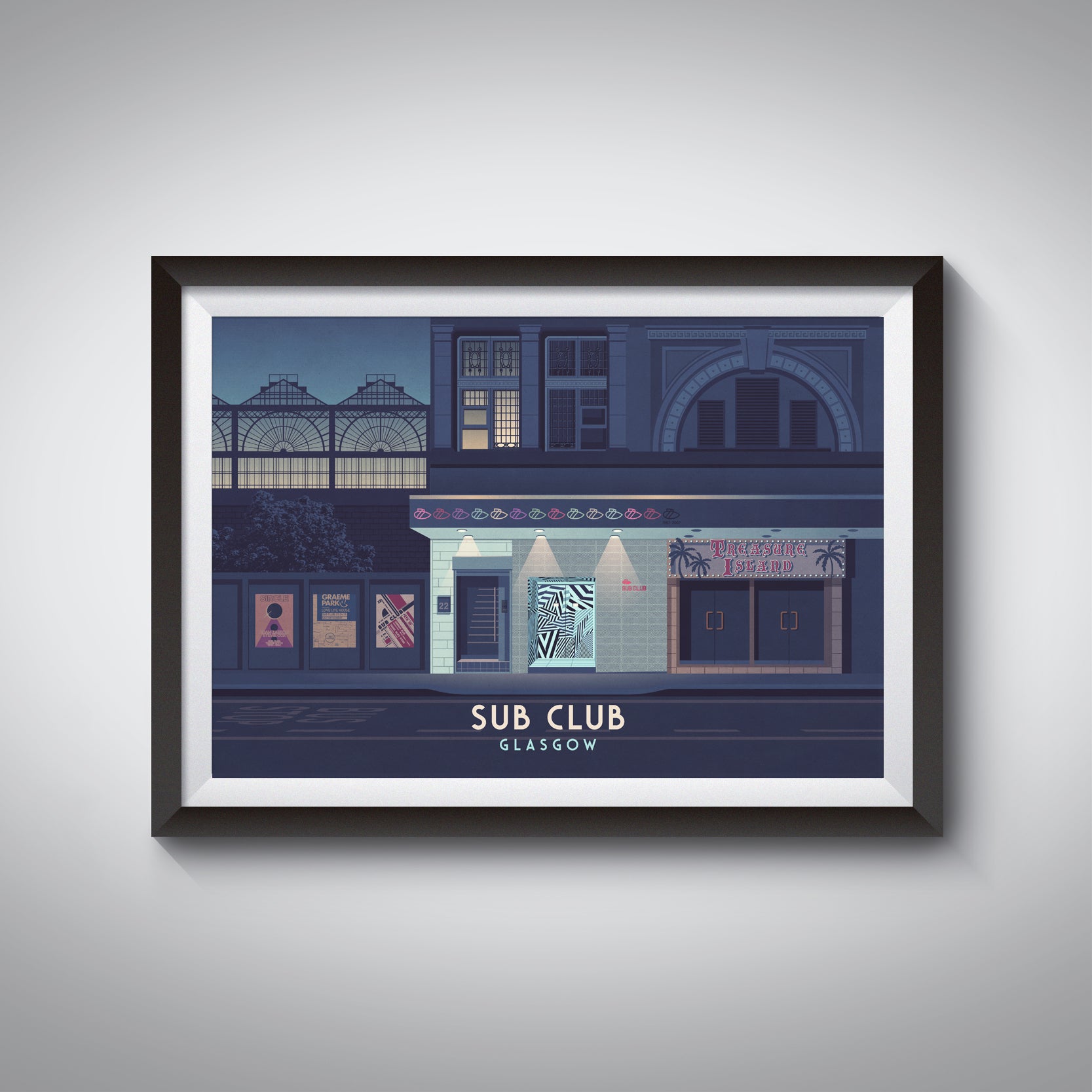 Sub Club Glasgow Nightclub Poster – Bucket List Prints