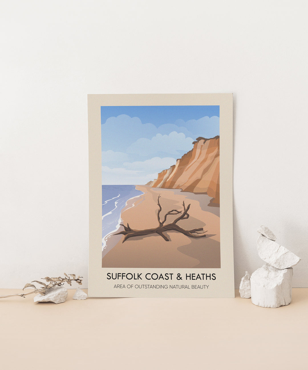 Suffolk Coast And Heaths AONB Travel Poster