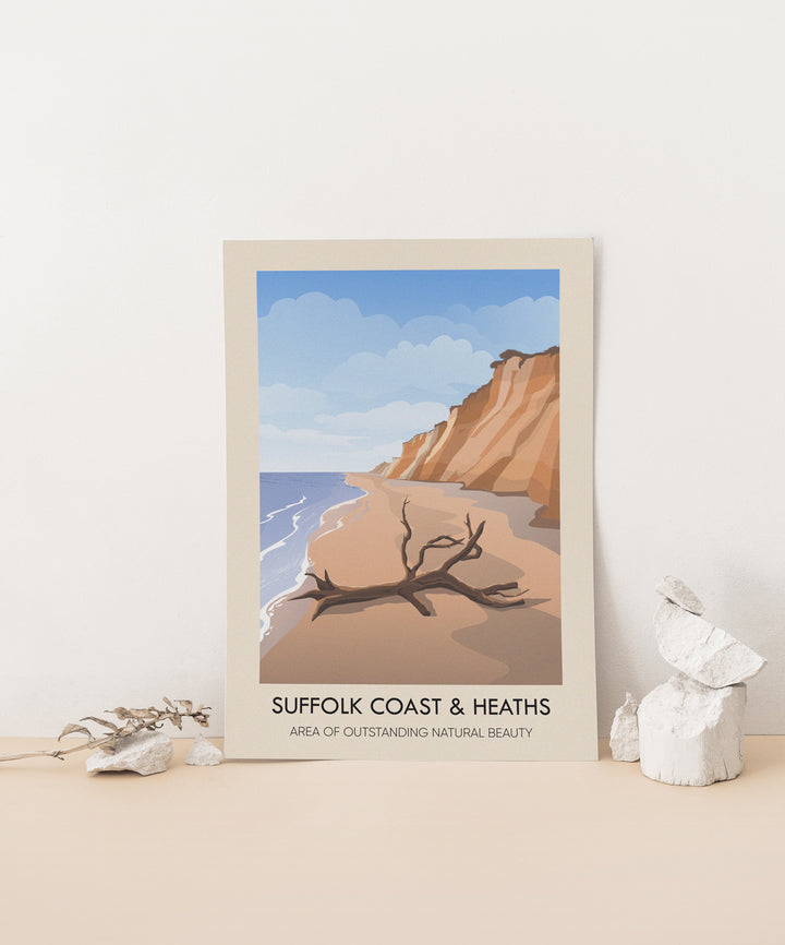 Suffolk Coast And Heaths AONB Travel Poster