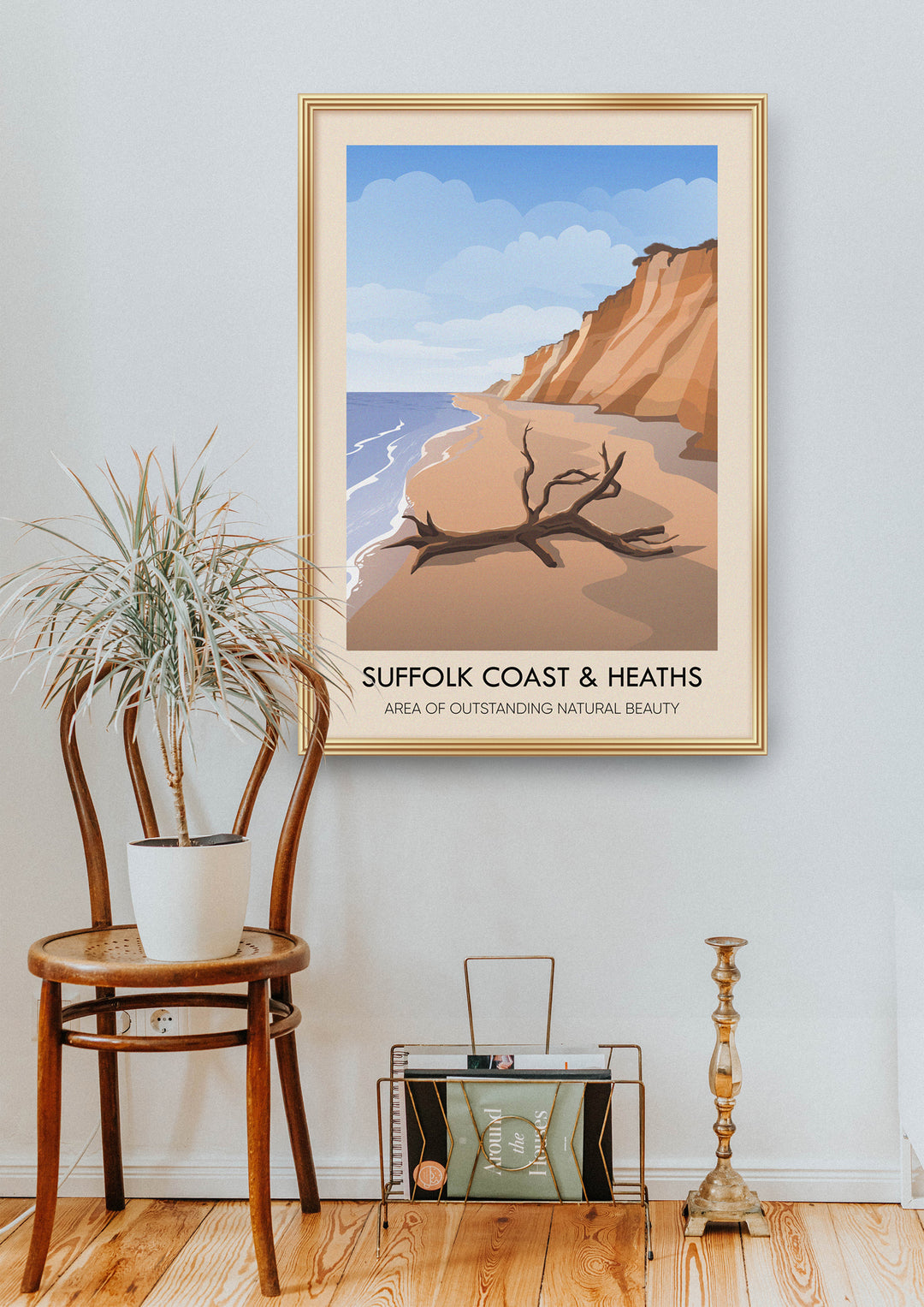 Suffolk Coast And Heaths AONB Travel Poster