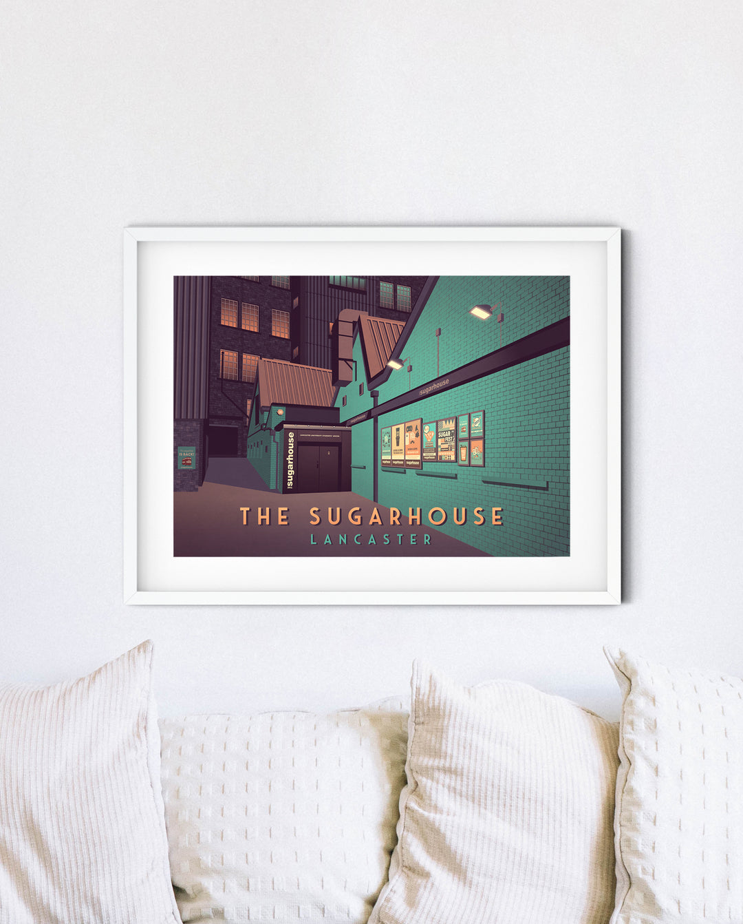 The Sugarhouse Nightclub Lancaster Travel Poster