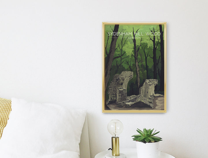 Sydenham Hill Wood London Park Travel Poster