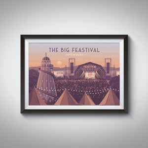 The Big Feastival Travel Poster