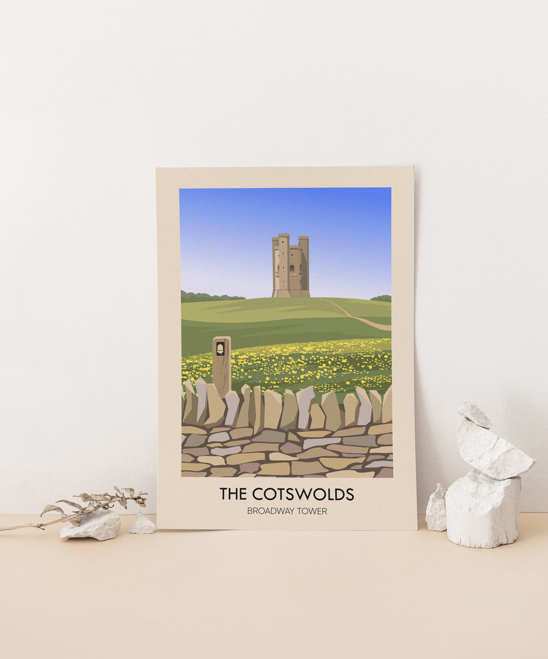 Cotswolds Broadway Tower Travel Poster