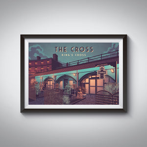 The Cross Nightclub London Travel Poster
