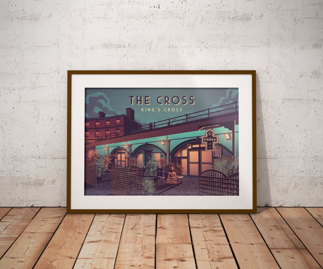 The Cross Nightclub London Travel Poster