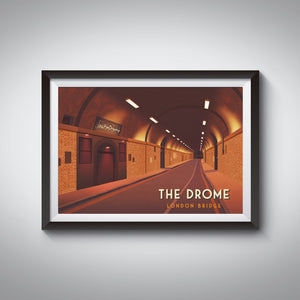 The Drome Nightclub London Travel Poster