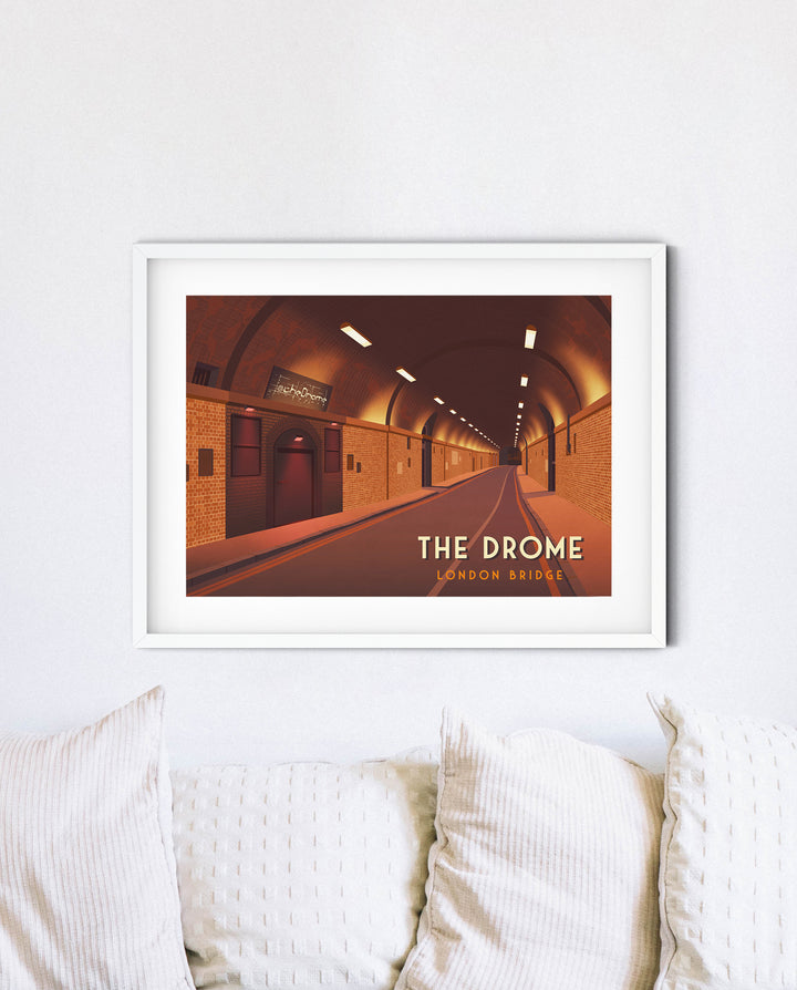 The Drome Nightclub London Travel Poster