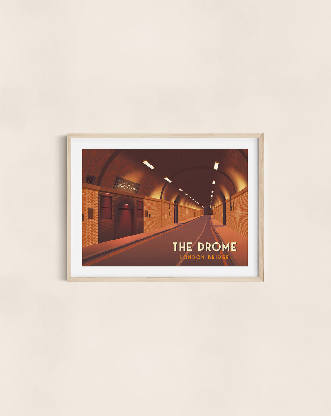 The Drome Nightclub London Travel Poster