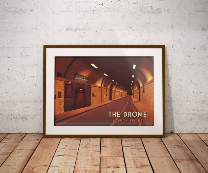 The Drome Nightclub London Travel Poster