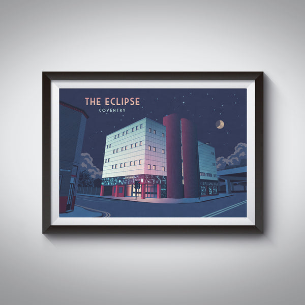 The Eclipse Nightclub Coventry Travel Poster