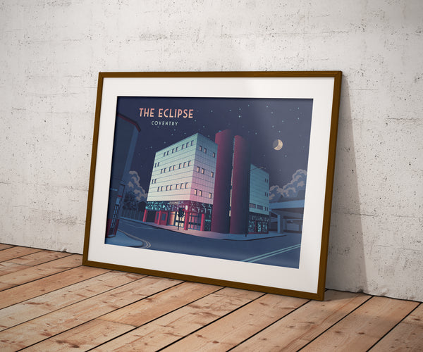 The Eclipse Nightclub Coventry Travel Poster