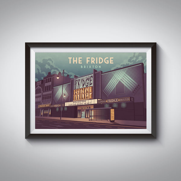 The Fridge Nightclub London Travel Poster