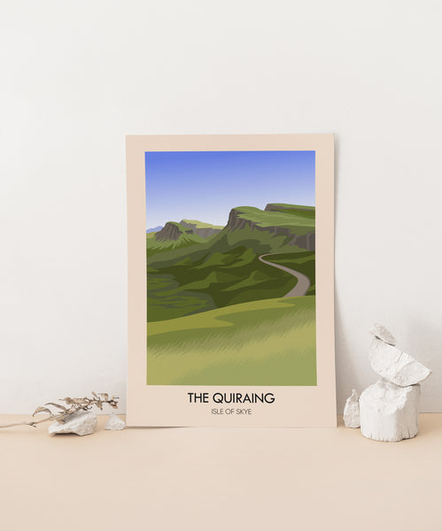 The Quiraing Isle of Skye Scotland Travel Poster