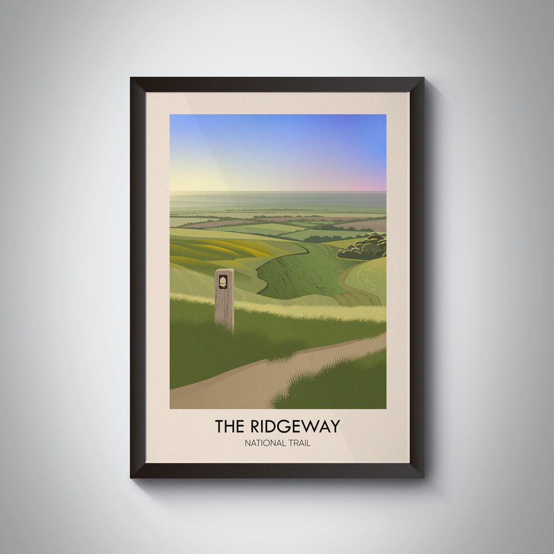 The Ridgeway National Trail Travel Poster