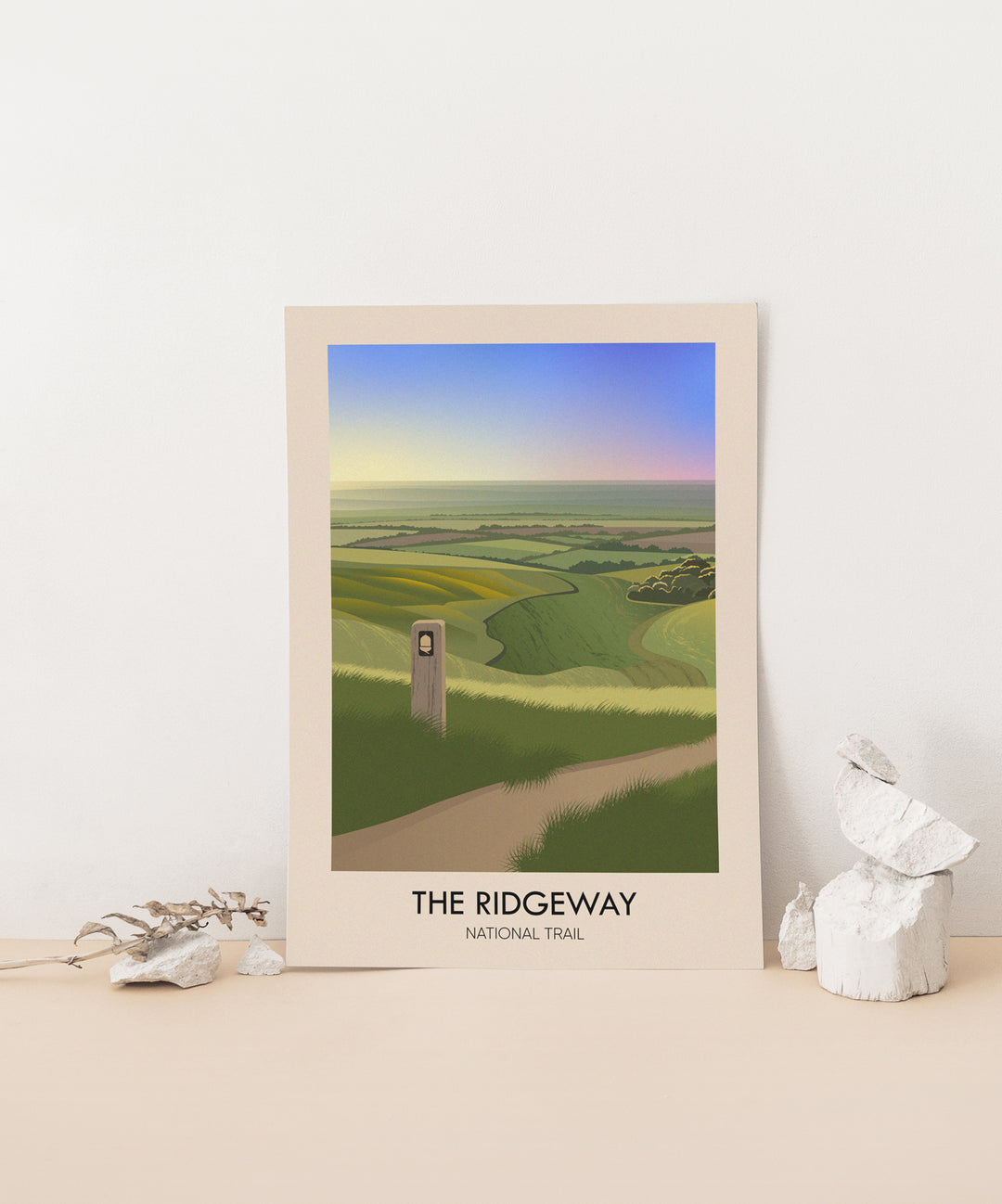 The Ridgeway National Trail Travel Poster