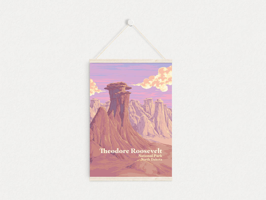 Theodore Roosevelt National Park Travel Poster