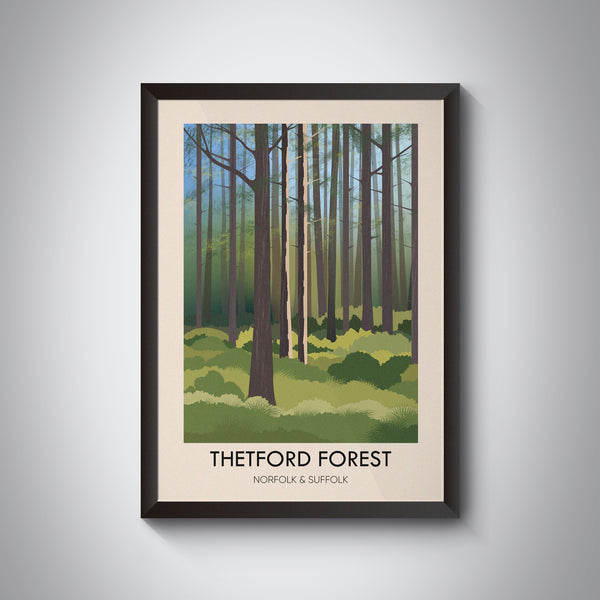 Thetford Forest Travel Poster