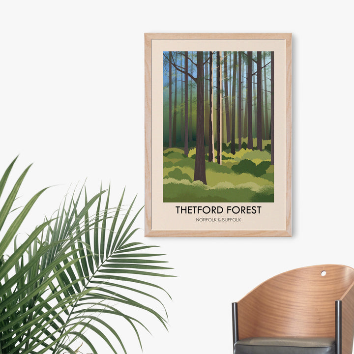 Thetford Forest Travel Poster