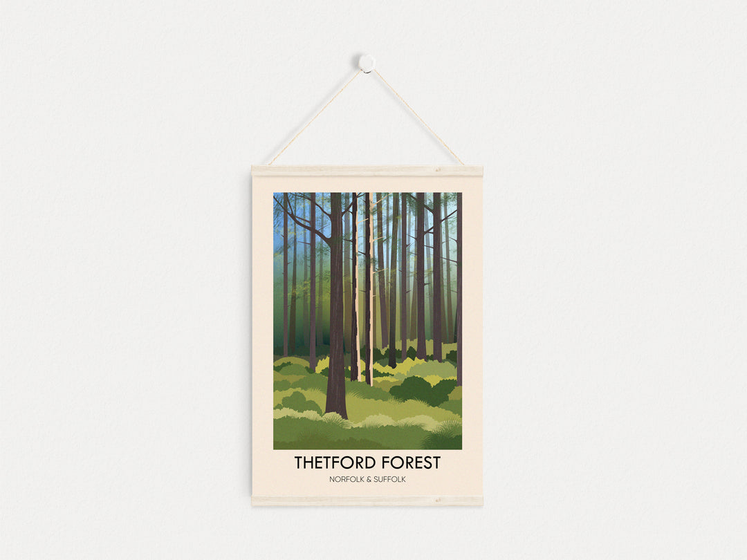 Thetford Forest Travel Poster