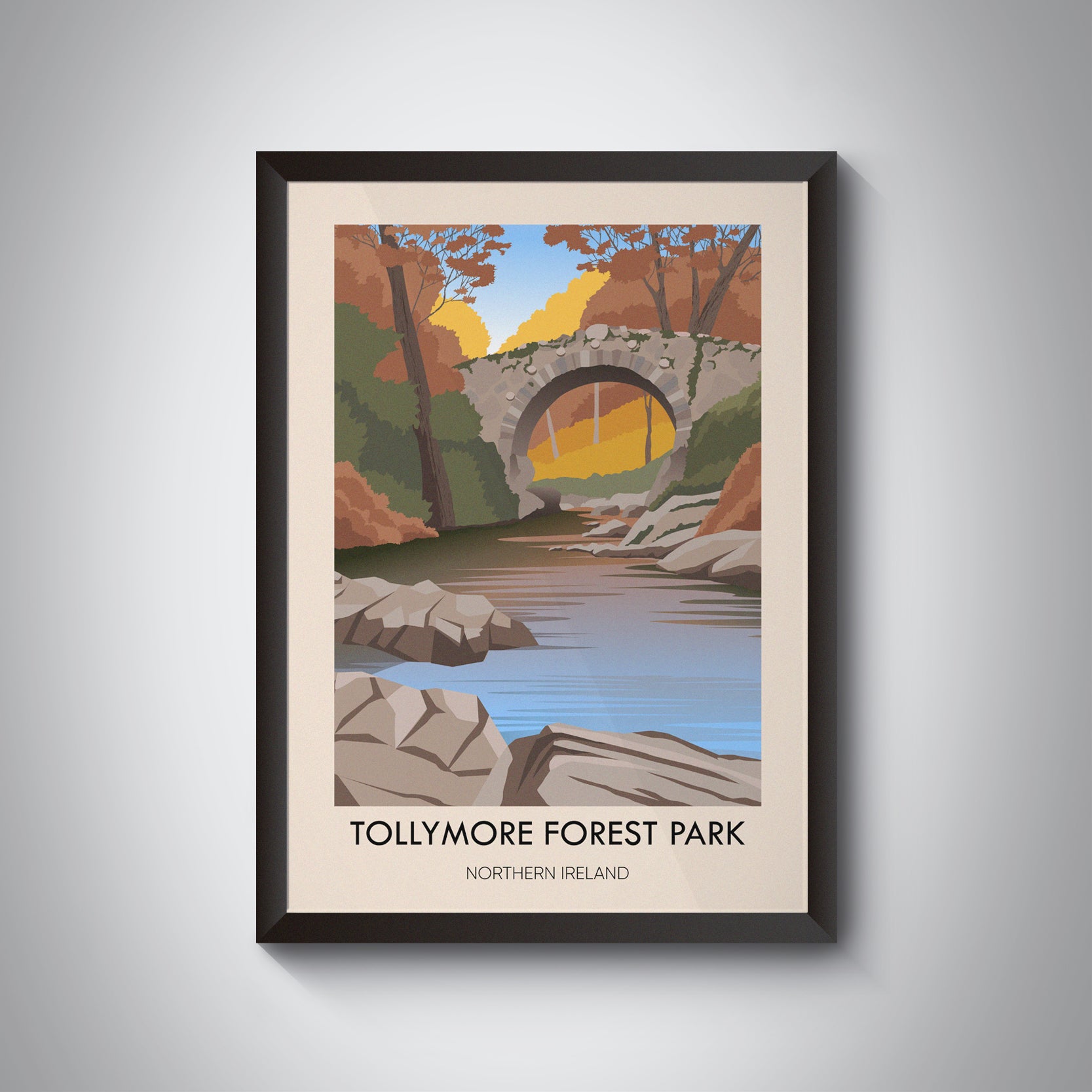 Tollymore Forest Park Travel Poster – Bucket List Prints