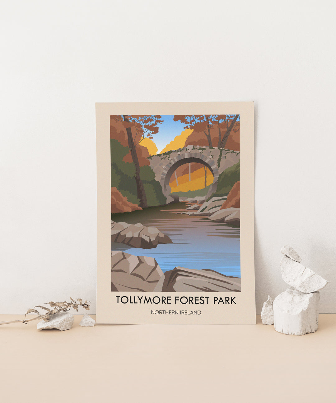 Tollymore Forest Park Travel Poster