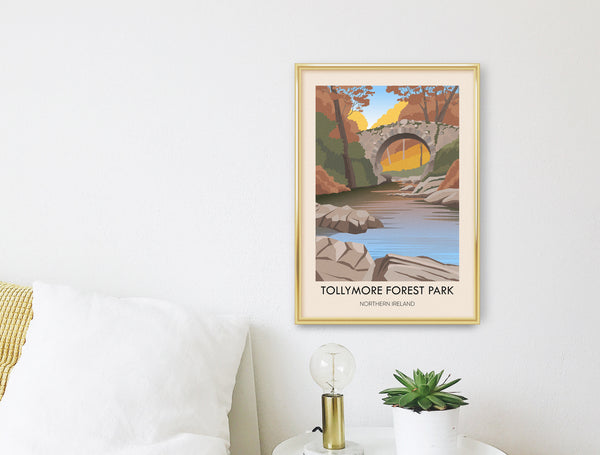 Tollymore Forest Park Travel Poster