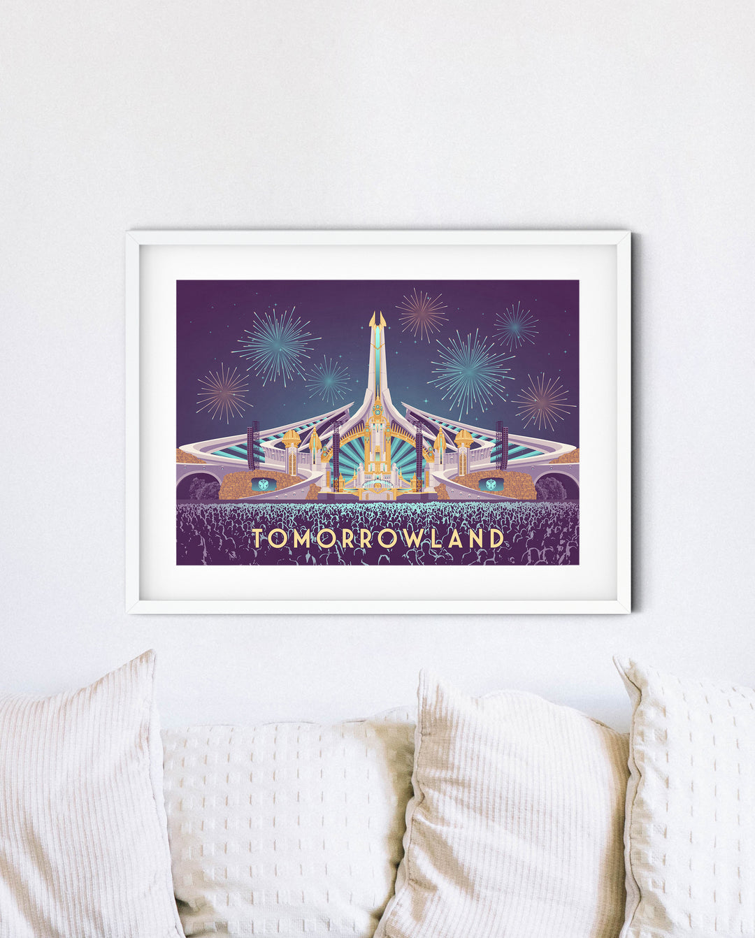 Tomorrowland Music Festival Travel Poster