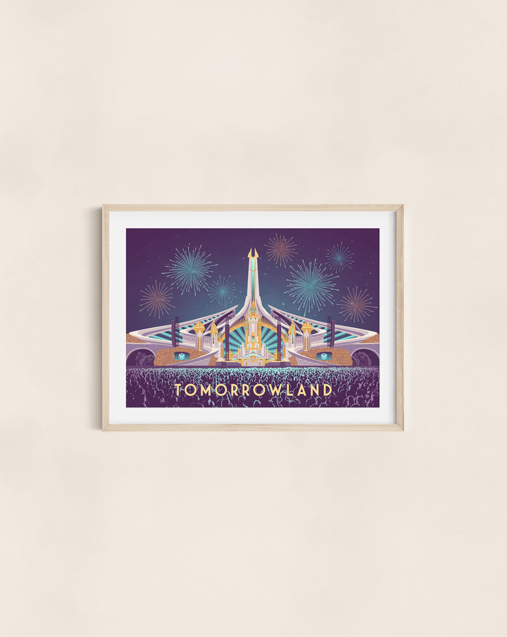 Tomorrowland Music Festival Travel Poster