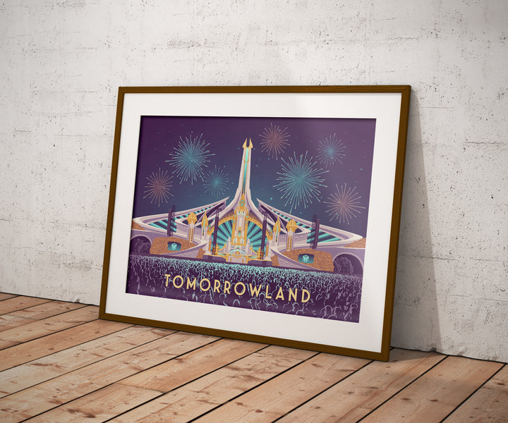 Tomorrowland Music Festival Travel Poster