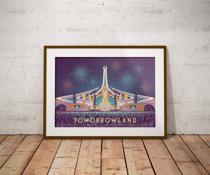 Tomorrowland Music Festival Travel Poster