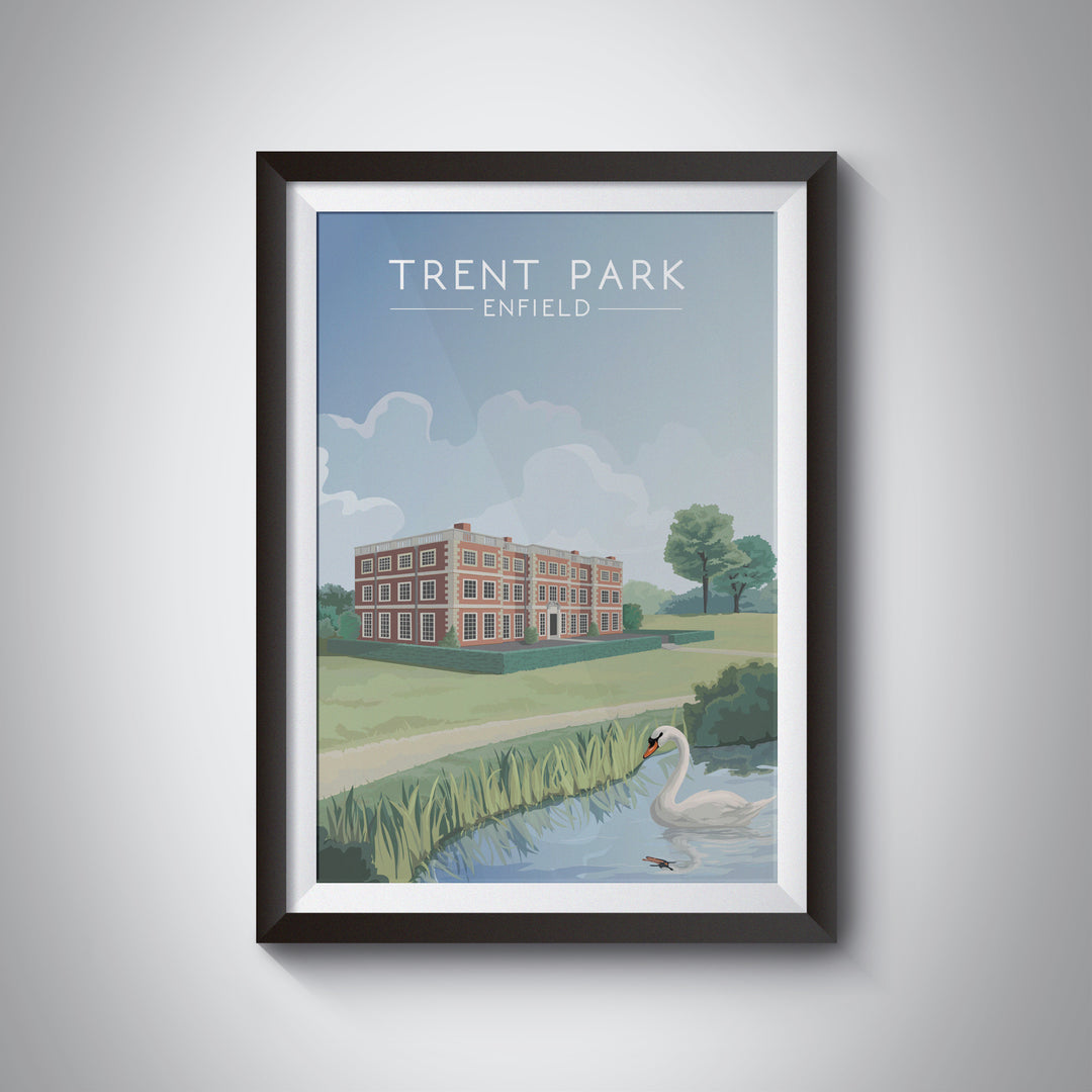 Trent Park Enfield Travel Poster