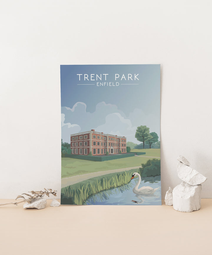 Trent Park Enfield Travel Poster